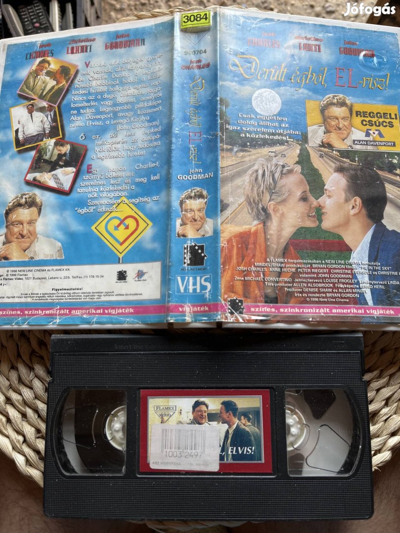 Derűlt égből Elvis vhs