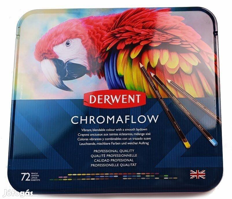 Derwent Chromaflow szinesceruza készlet (Új) (72 db)