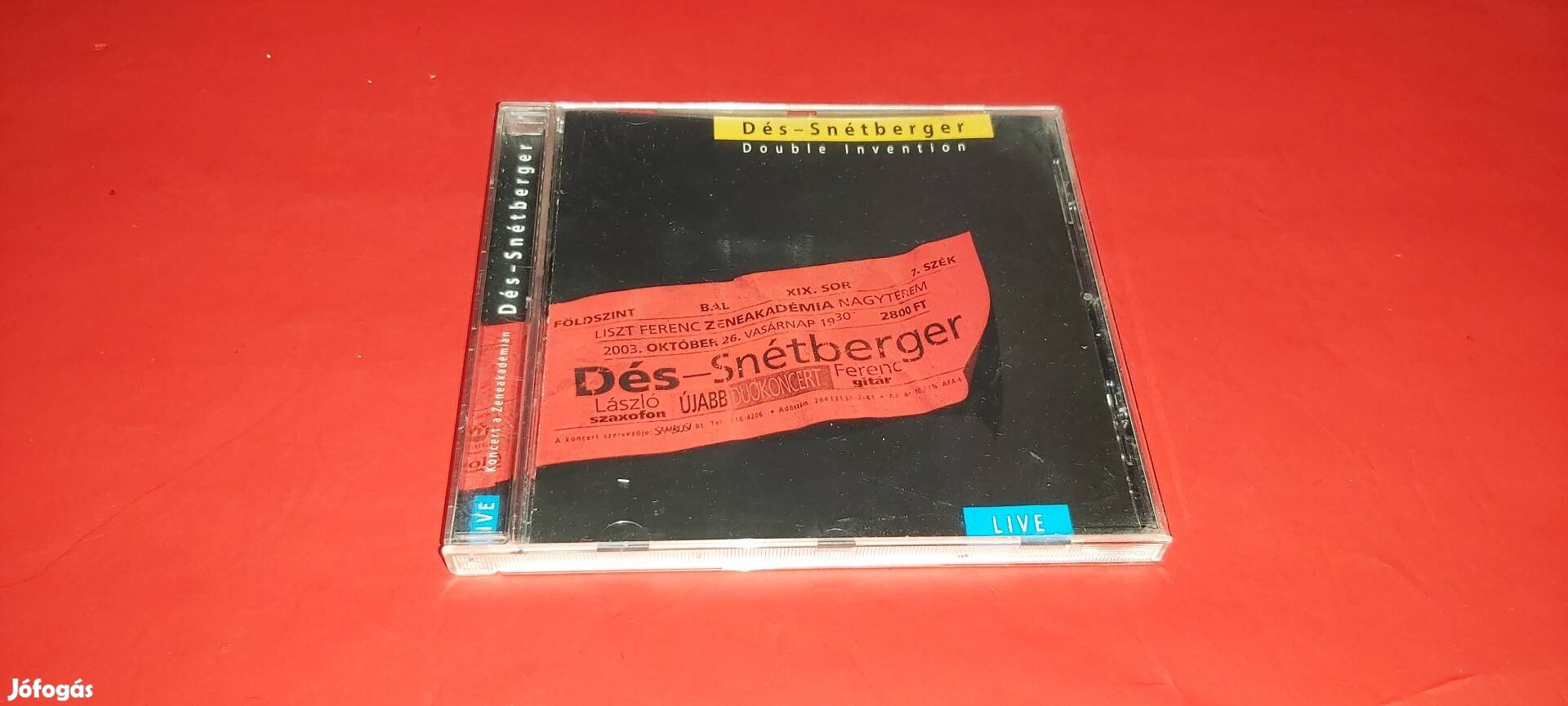 Dés-Snétberger Concert 2003 Cd