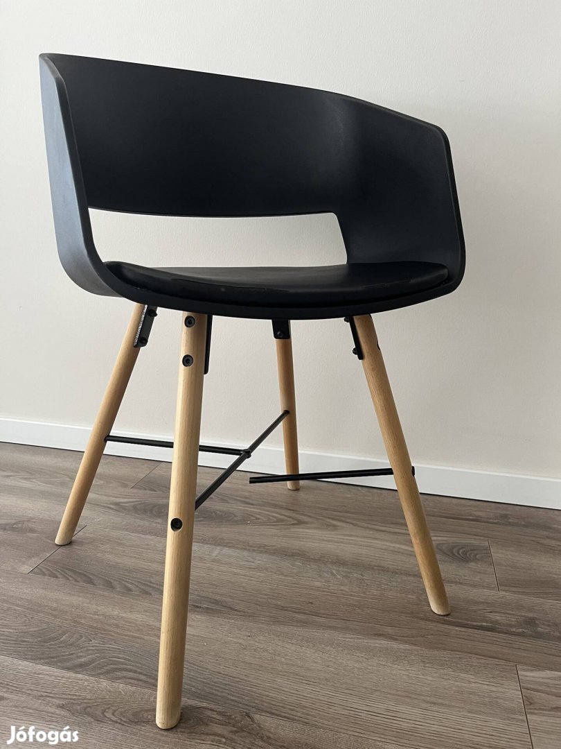 Design szék fekete 