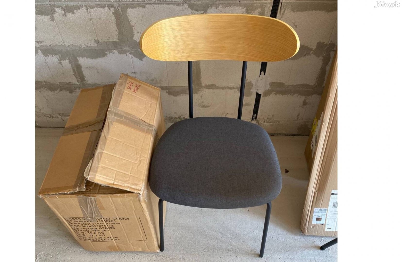 Design szék szürke
