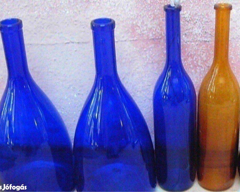 Design üveg olasz váza padlóváza többféle Új