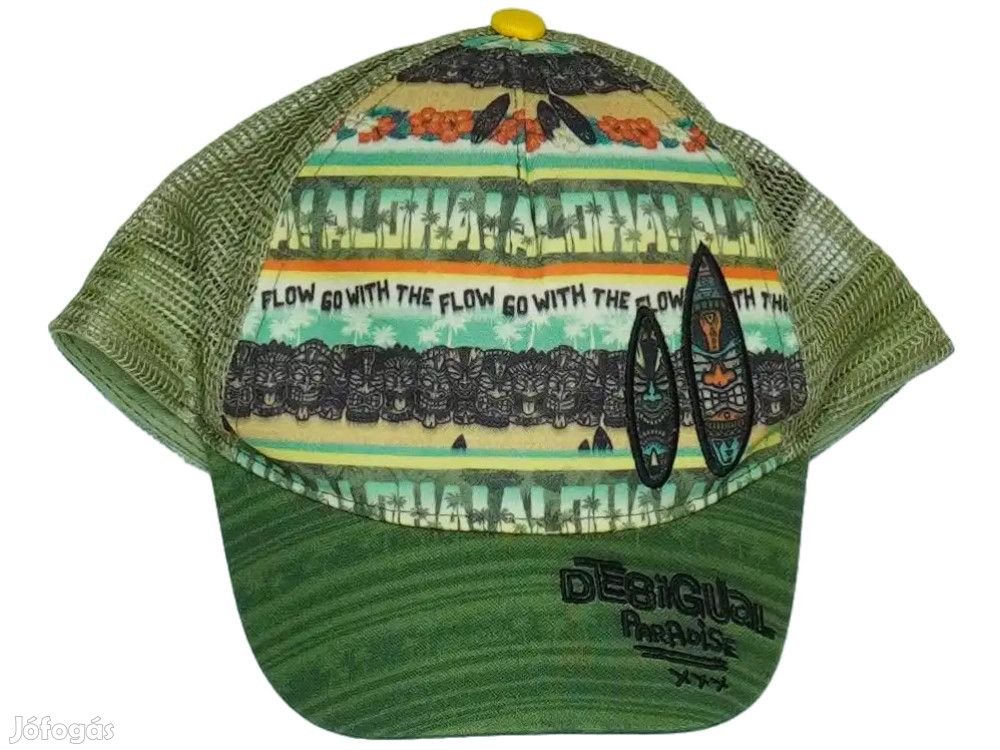 Desigual Új (címkés) Fiú Baseball sapka (Méret: 170)