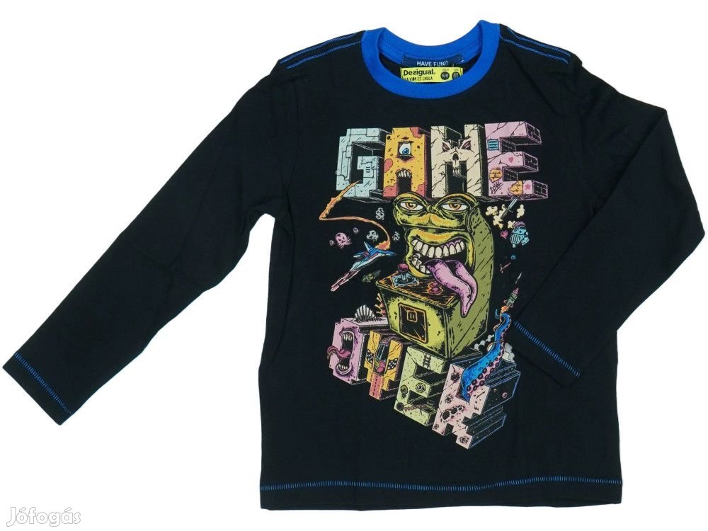 Desigual Új címkés Fiú Hosszú ujjú felső Méret 116