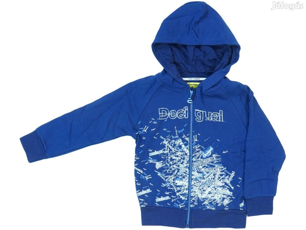 Desigual Új (címkés) Fiú Kapucnis pulóver (Méret: 104)