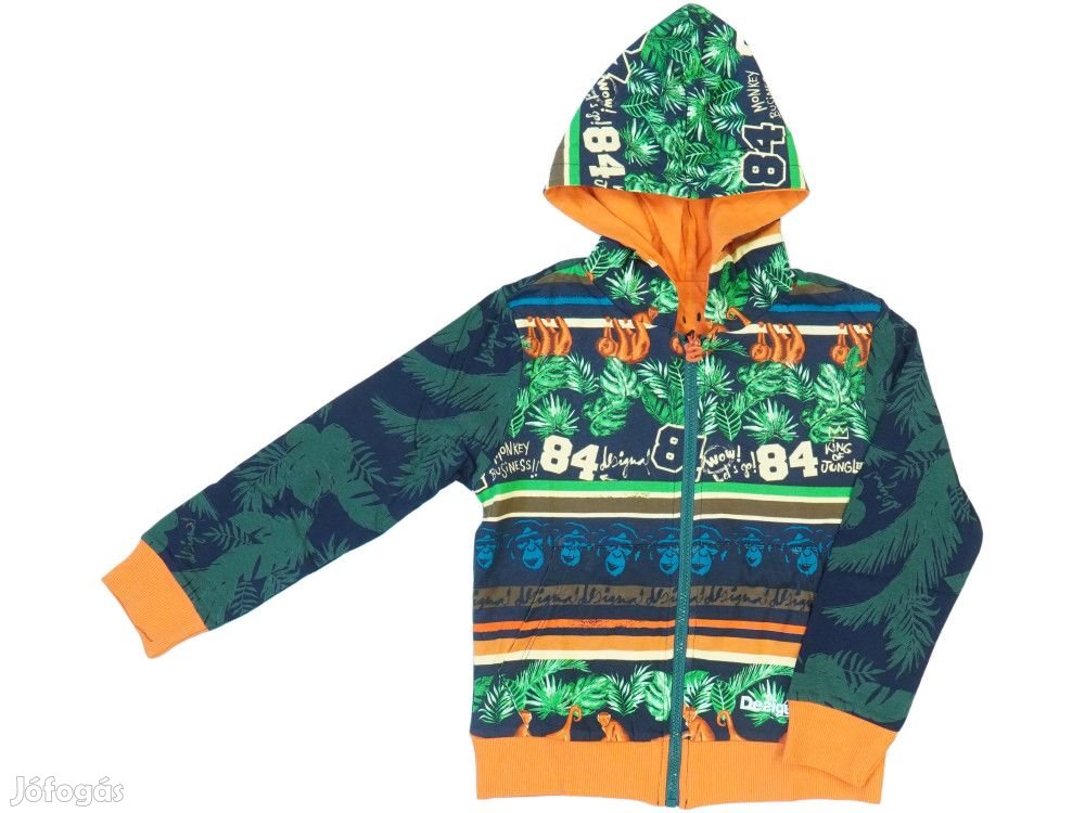 Desigual Új (címkés) Fiú Kapucnis pulóver (Méret: 104)
