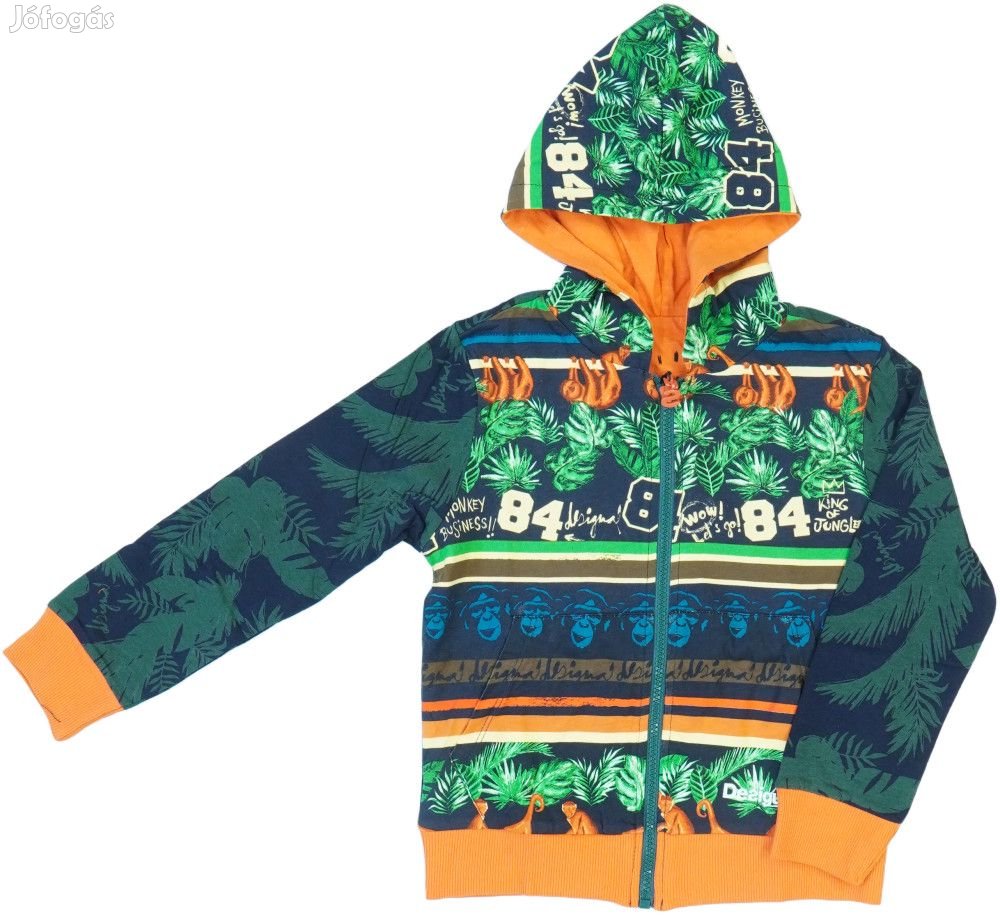 Desigual Új (címkés) Fiú Kapucnis pulóver (Méret: 104)