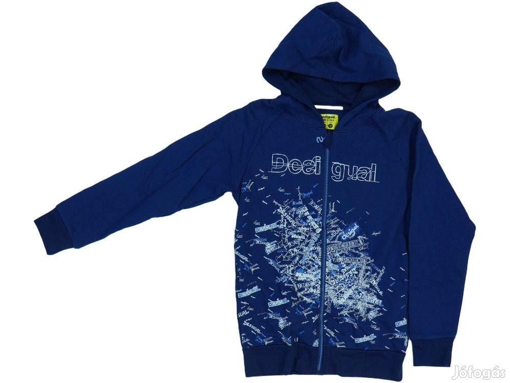 Desigual Új (címkés) Fiú Kapucnis pulóver (Méret: 152)