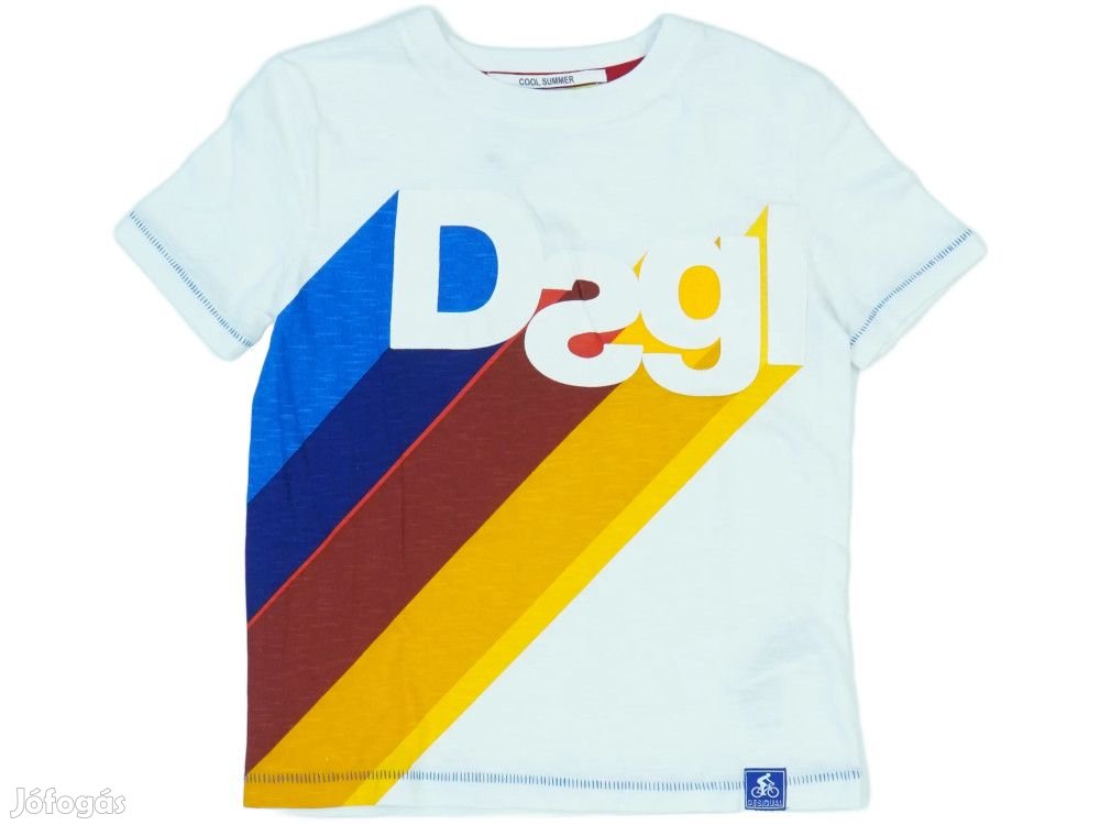 Desigual Új (címkés) Fiú Póló (Méret: 116)