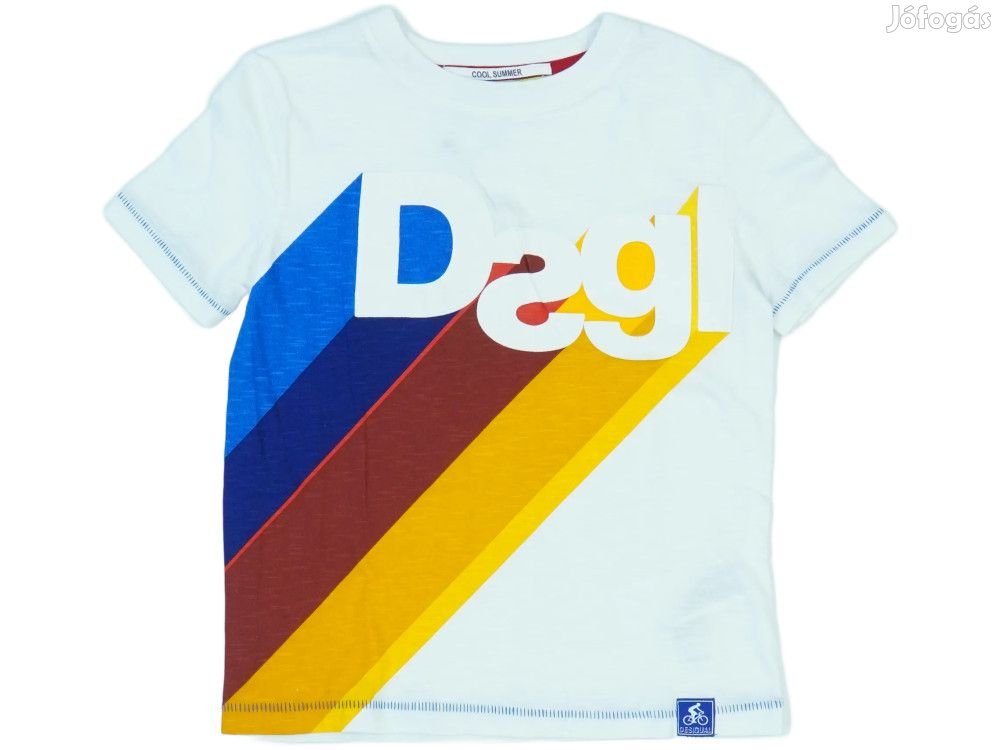Desigual Új (címkés) Fiú Póló (Méret: 116)