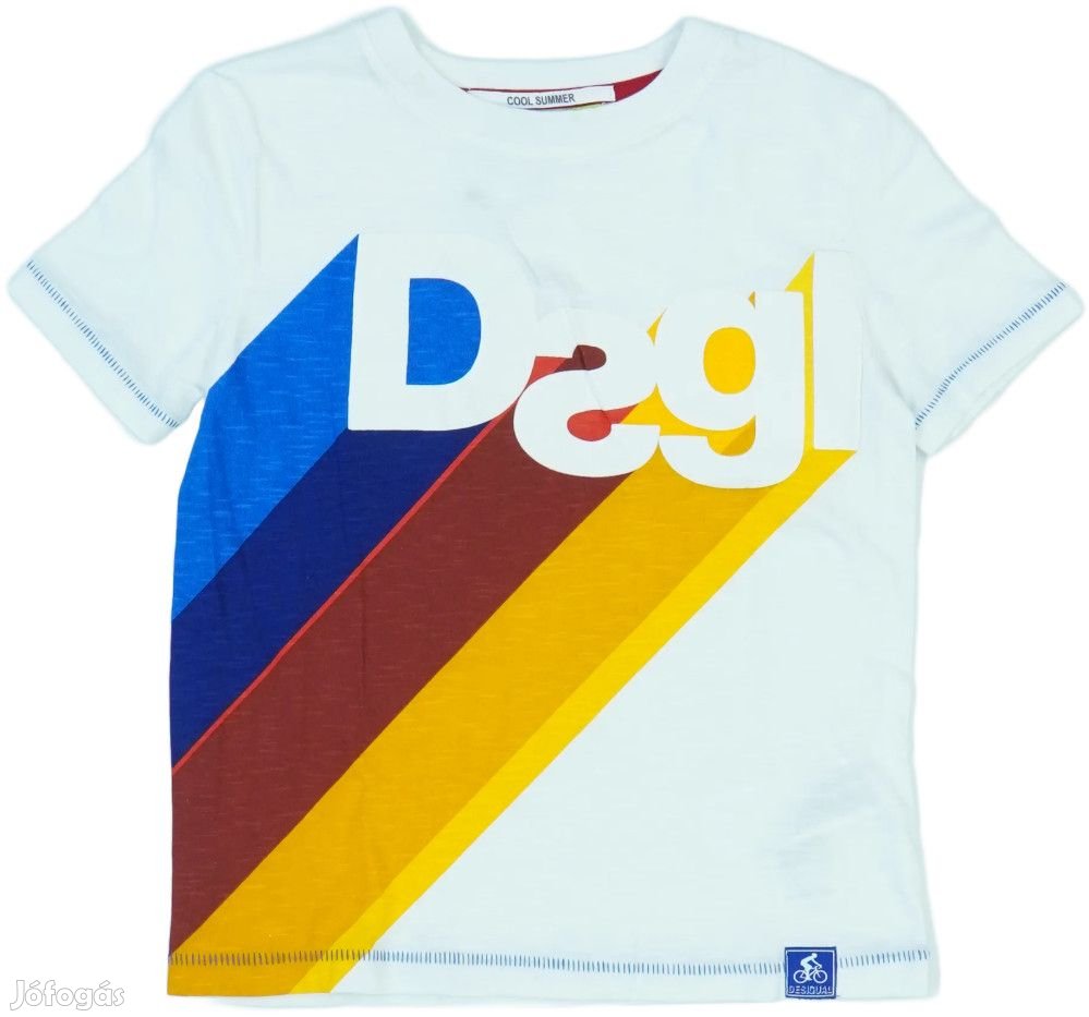 Desigual Új (címkés) Fiú Póló (Méret: 116)