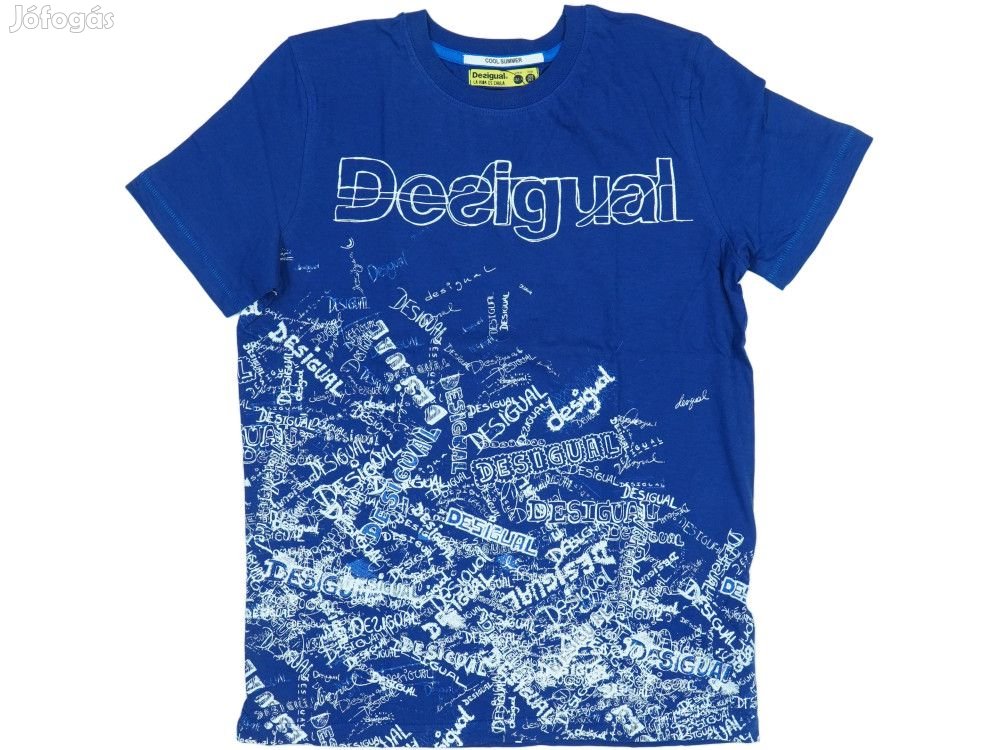 Desigual Új címkés Fiú Póló Méret 164