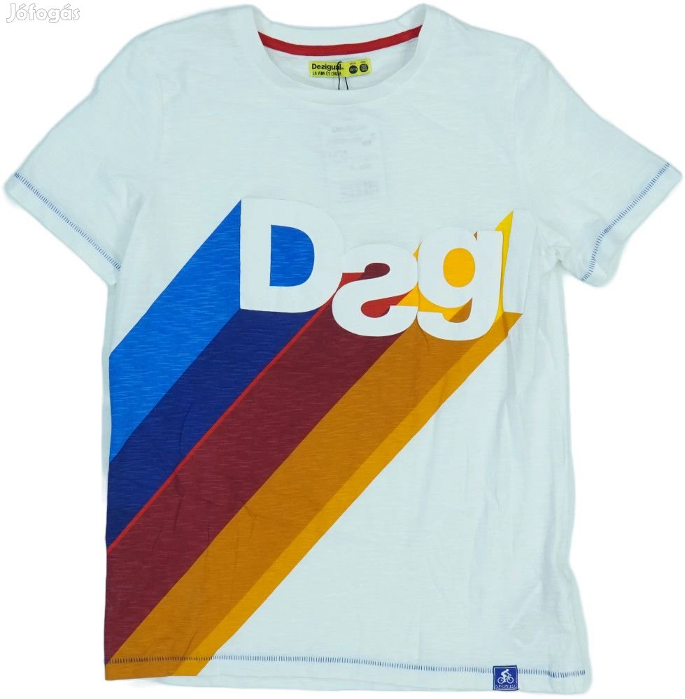 Desigual Új (címkés) Fiú Póló (Méret: 164)