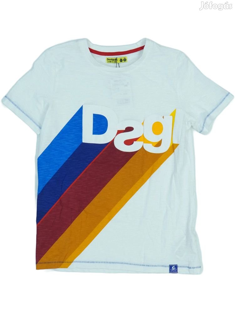 Desigual Új (címkés) Fiú Póló (Méret: 164)