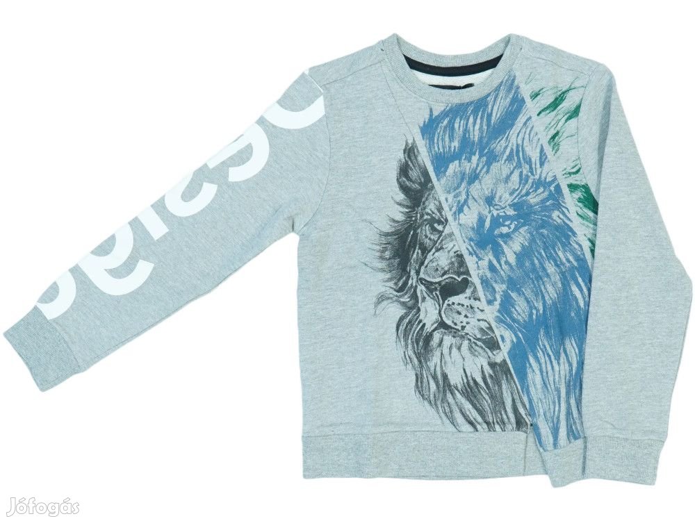 Desigual Új (címkés) Fiú Pulóver (Méret: 116)