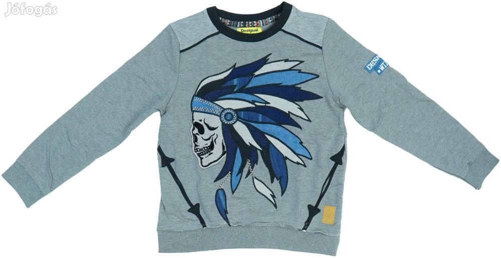 Desigual Új (címkés) Fiú Pulóver (Méret: 128)