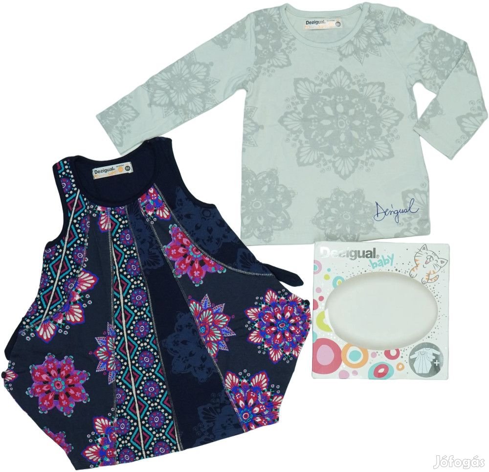 Desigual Új (címkés) Lány 2 részes szett - Felsőruházat (Méret: 86)