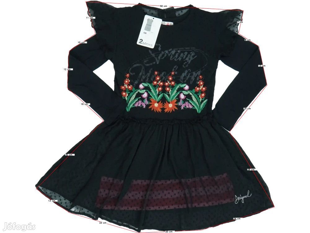 Desigual Új (címkés) Lány 2 részes szett - Lányka ruha (Méret: 128)