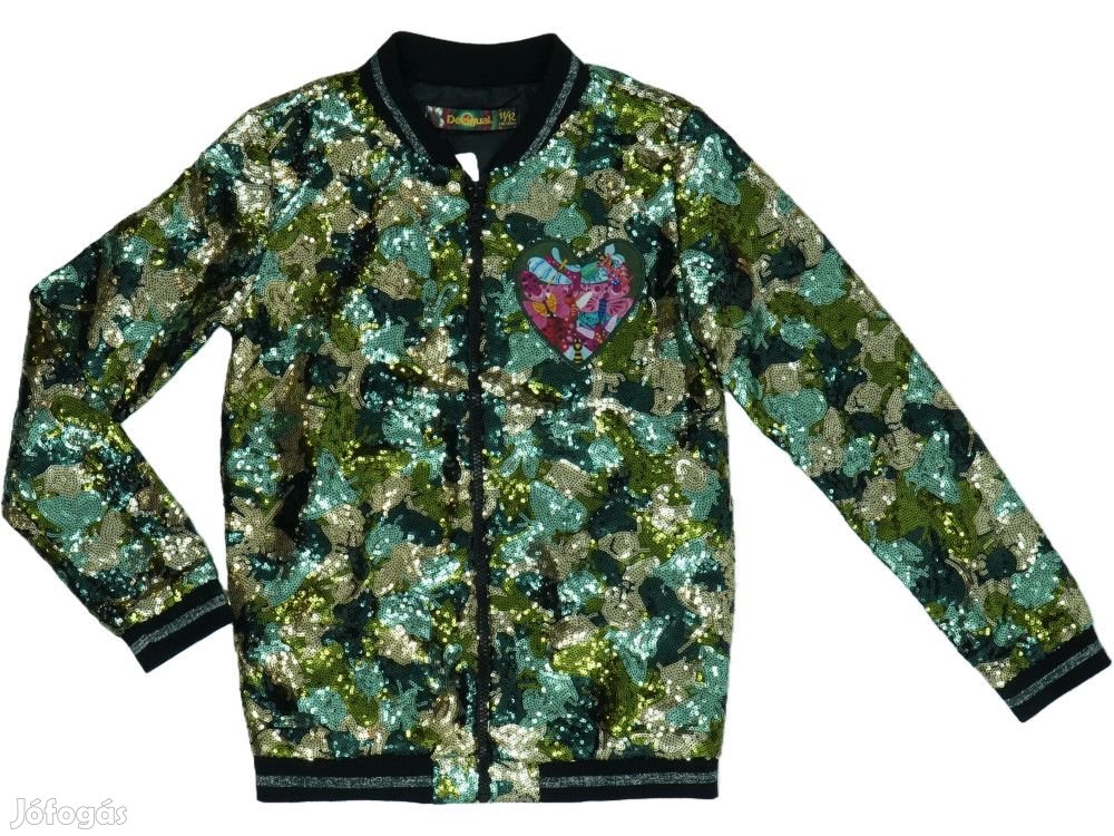 Desigual Új (címkés) Lány Átmeneti kabát (Méret: 152)