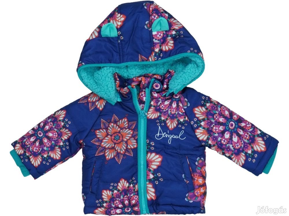 Desigual Új (címkés) Lány Átmeneti kabát (Méret: 86)
