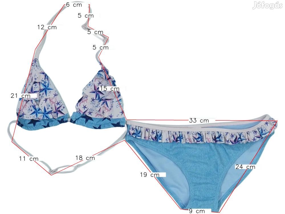 Desigual Új (címkés) Lány Bikini (Méret: 164)