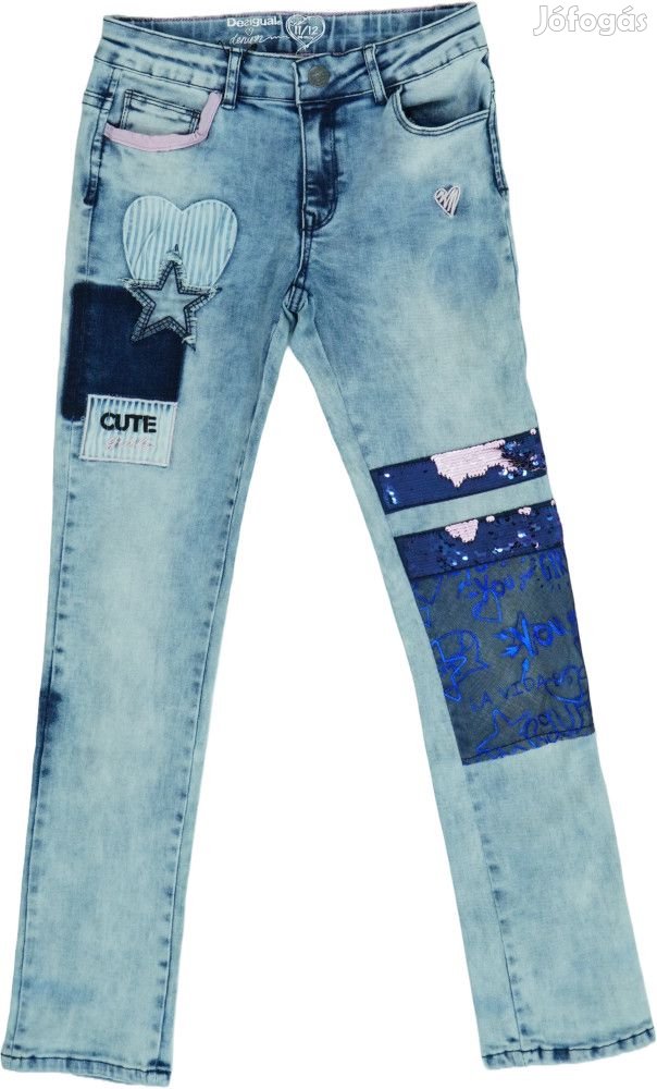 Desigual Új (címkés) Lány Farmernadrág (Méret: 152)