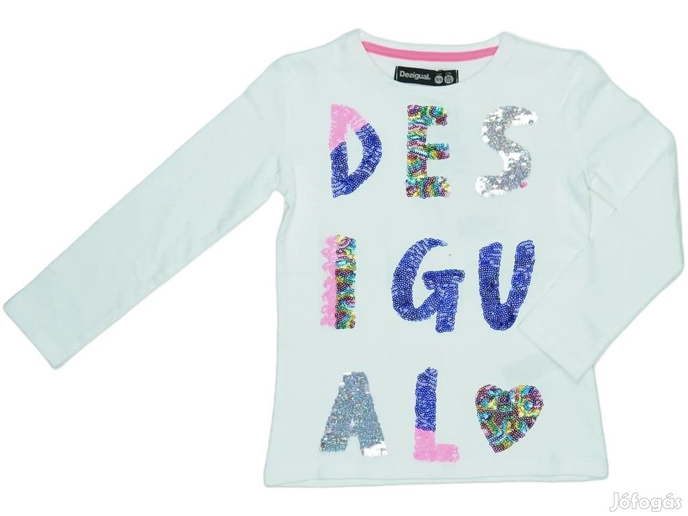 Desigual Új (címkés) Lány Hosszú ujjú felső (Méret: 104)