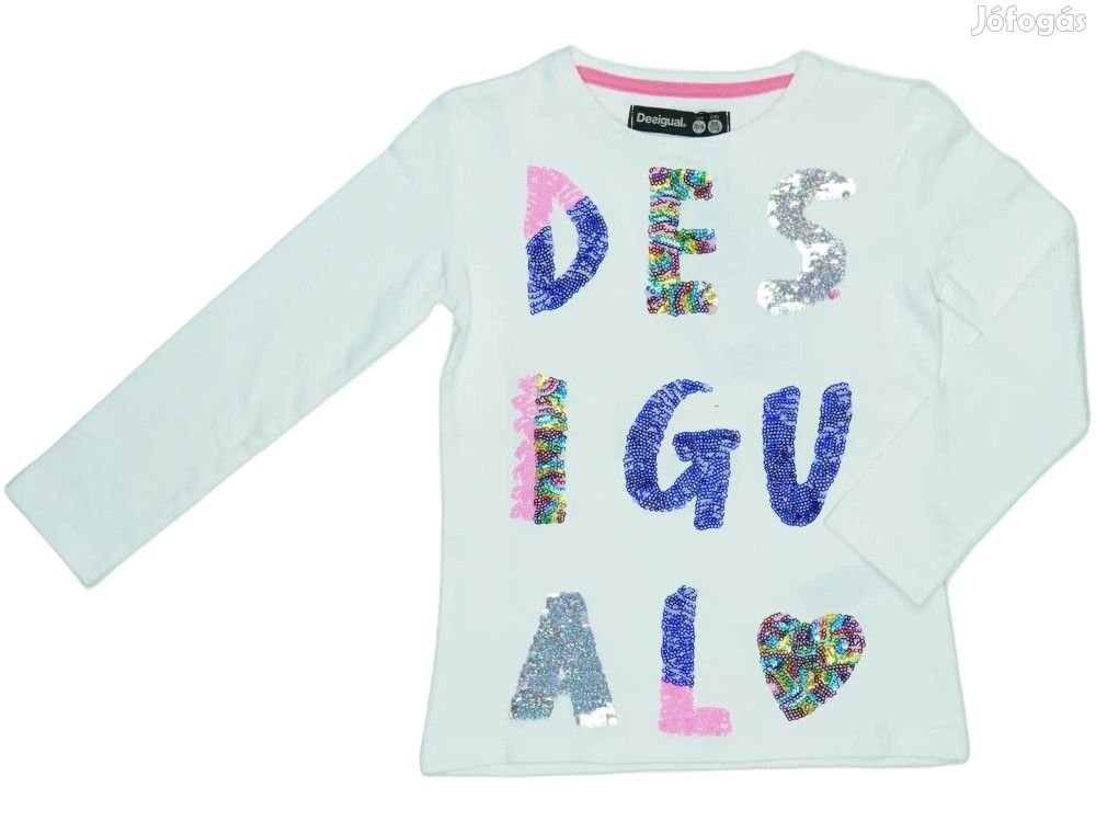 Desigual Új (címkés) Lány Hosszú ujjú felső (Méret: 104)