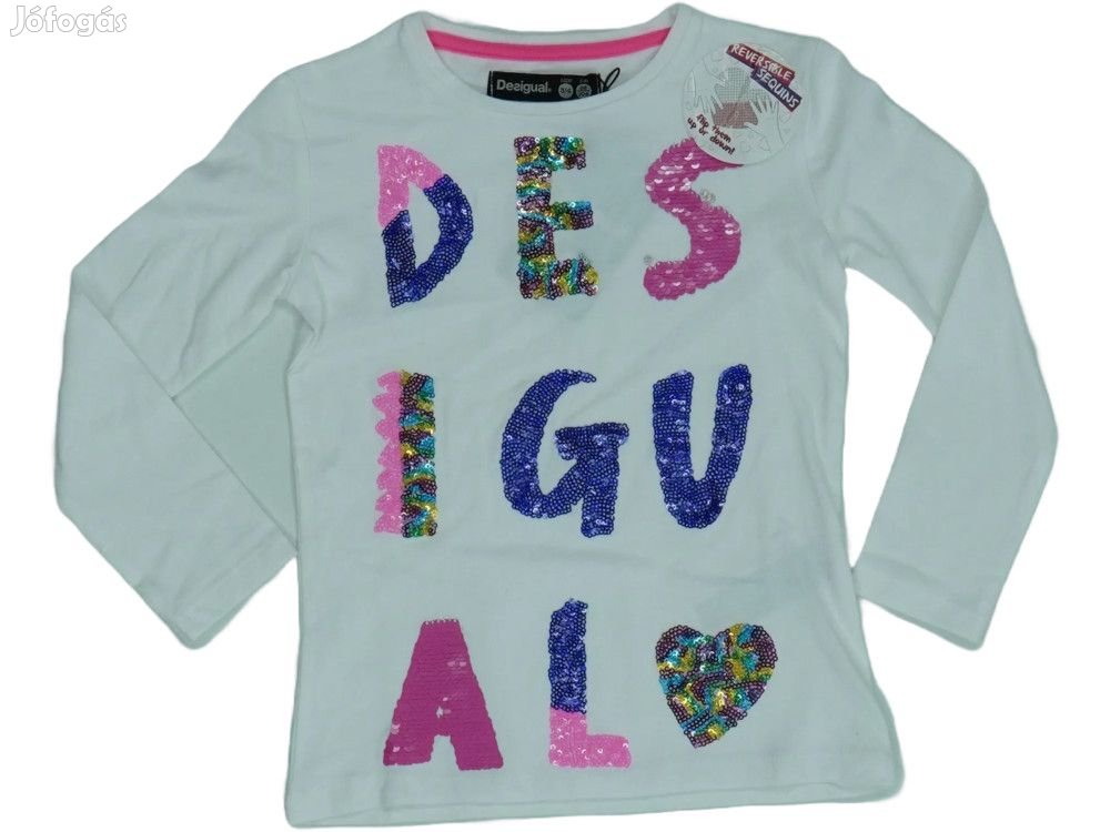 Desigual Új (címkés) Lány Hosszú ujjú felső (Méret: 152)