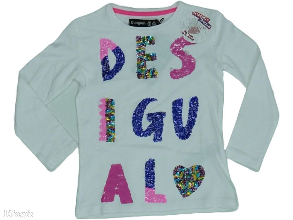 Desigual Új (címkés) Lány Hosszú ujjú felső (Méret: 152)