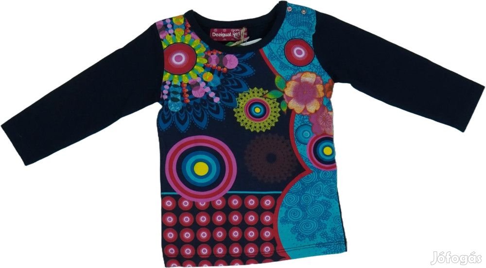 Desigual Új (címkés) Lány Hosszú ujjú felső (Méret: 86)