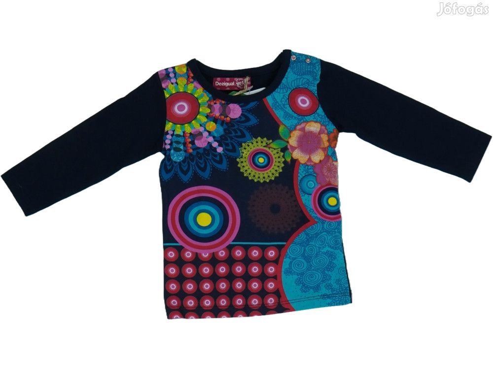 Desigual Új (címkés) Lány Hosszú ujjú felső (Méret: 86)