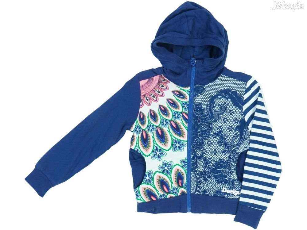 Desigual Új címkés Lány Kapucnis pulóver Méret 104