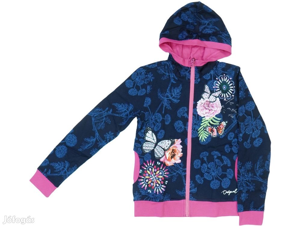 Desigual Új (címkés) Lány Kapucnis pulóver (Méret: 140)