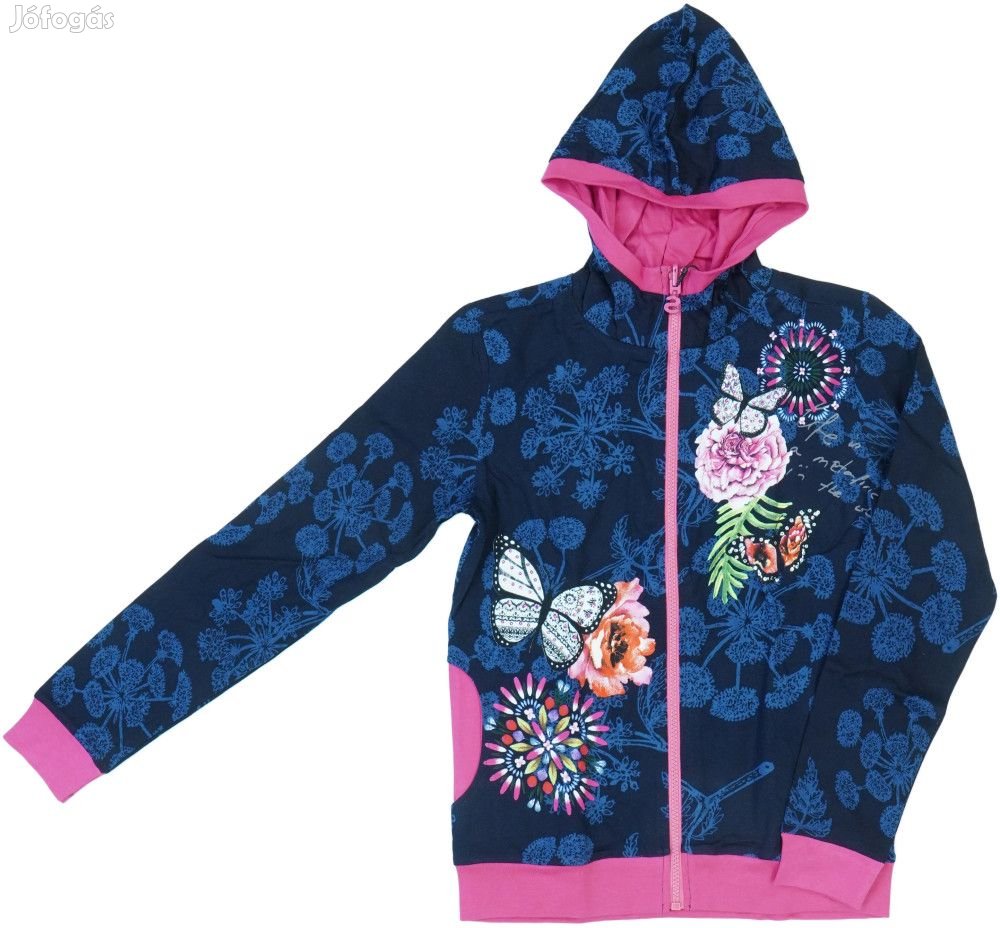Desigual Új (címkés) Lány Kapucnis pulóver (Méret: 152)