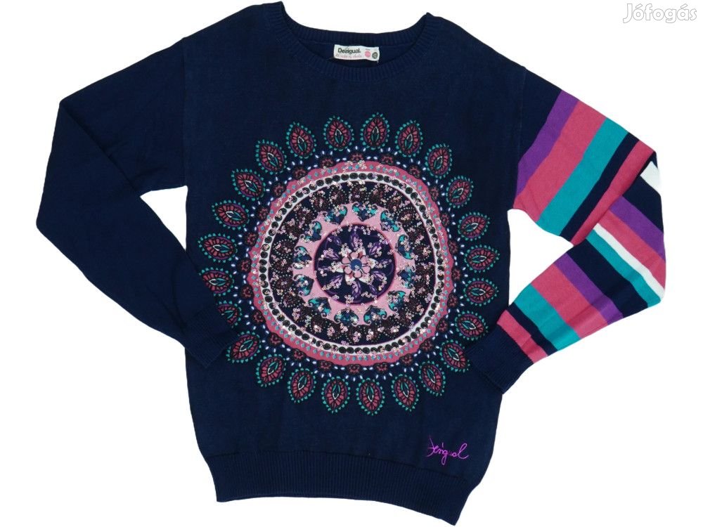 Desigual Új (címkés) Lány Kötött pulcsi (Méret: 152)