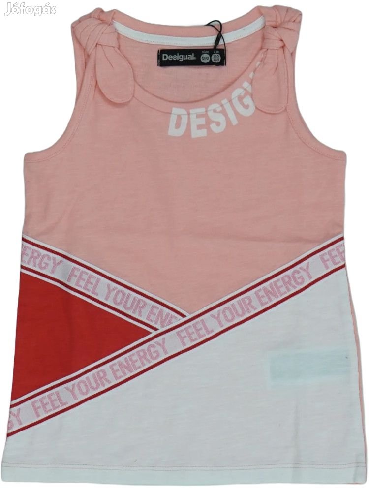 Desigual Új (címkés) Lány Lányka / Női ujjatlan póló / top (Méret: 104