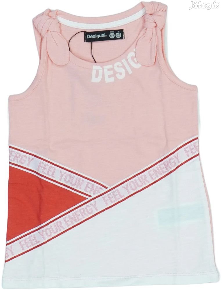 Desigual Új (címkés) Lány Lányka / Női ujjatlan póló / top (Méret: 116
