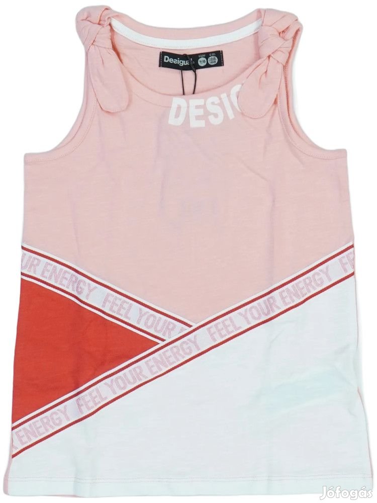 Desigual Új (címkés) Lány Lányka / Női ujjatlan póló / top (Méret: 128