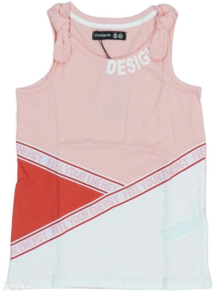 Desigual Új (címkés) Lány Lányka / Női ujjatlan póló / top (Méret: 140