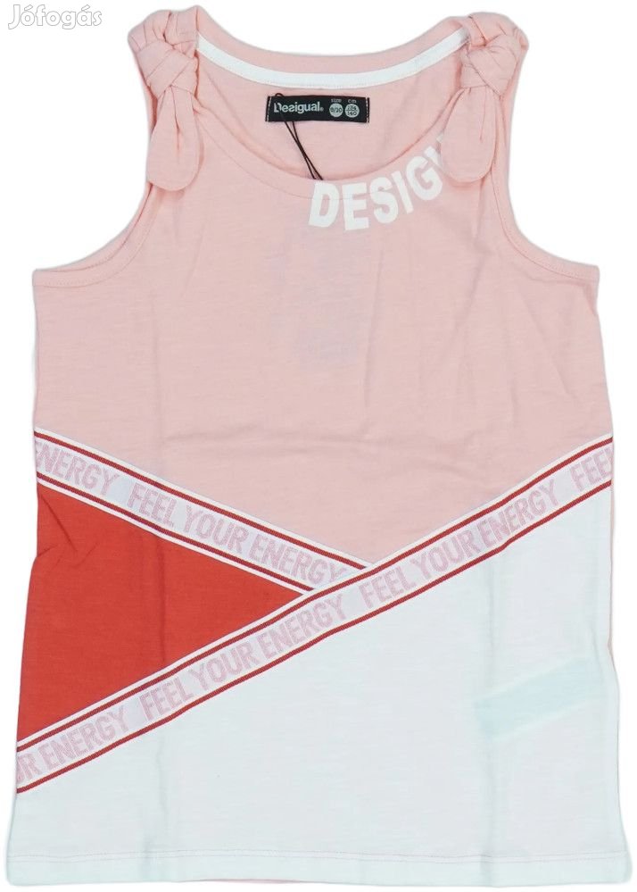 Desigual Új (címkés) Lány Lányka / Női ujjatlan póló / top (Méret: 140