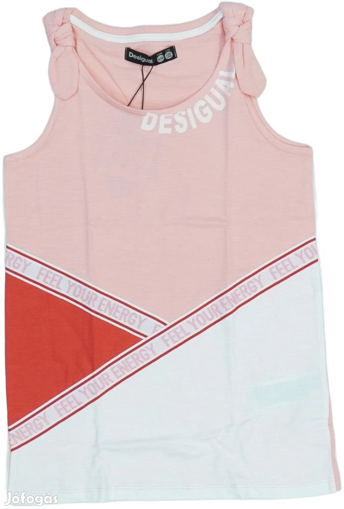 Desigual Új (címkés) Lány Lányka / Női ujjatlan póló / top (Méret: 152