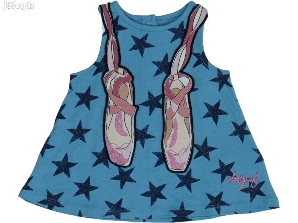 Desigual Új (címkés) Lány Lányka / Női ujjatlan póló / top (Méret: 62)