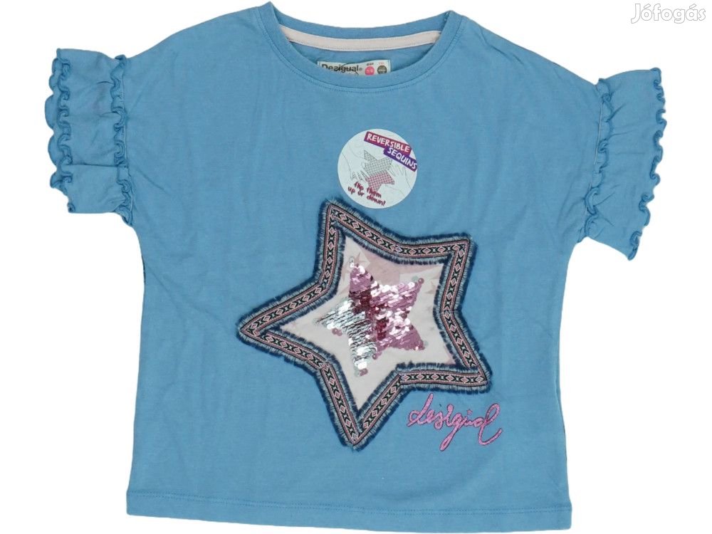 Desigual Új (címkés) Lány Póló (Méret: 116)