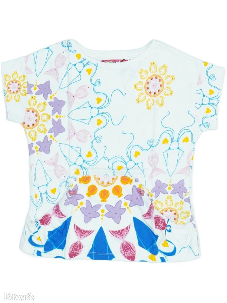 Desigual Új címkés Lány Póló Méret 128