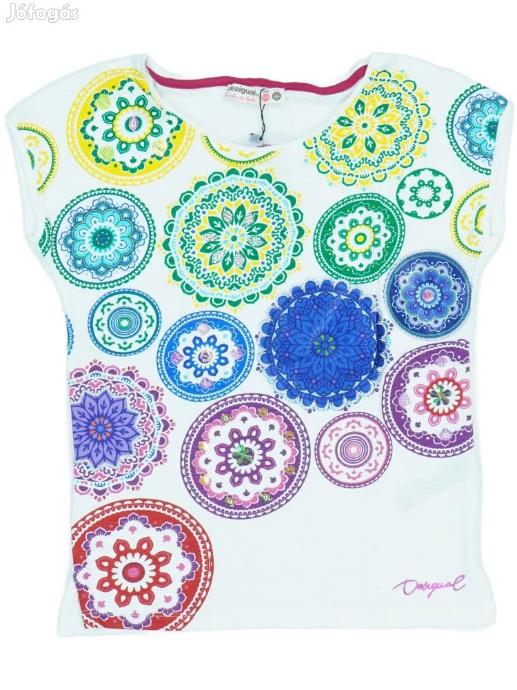 Desigual Új (címkés) Lány Póló (Méret: 140)