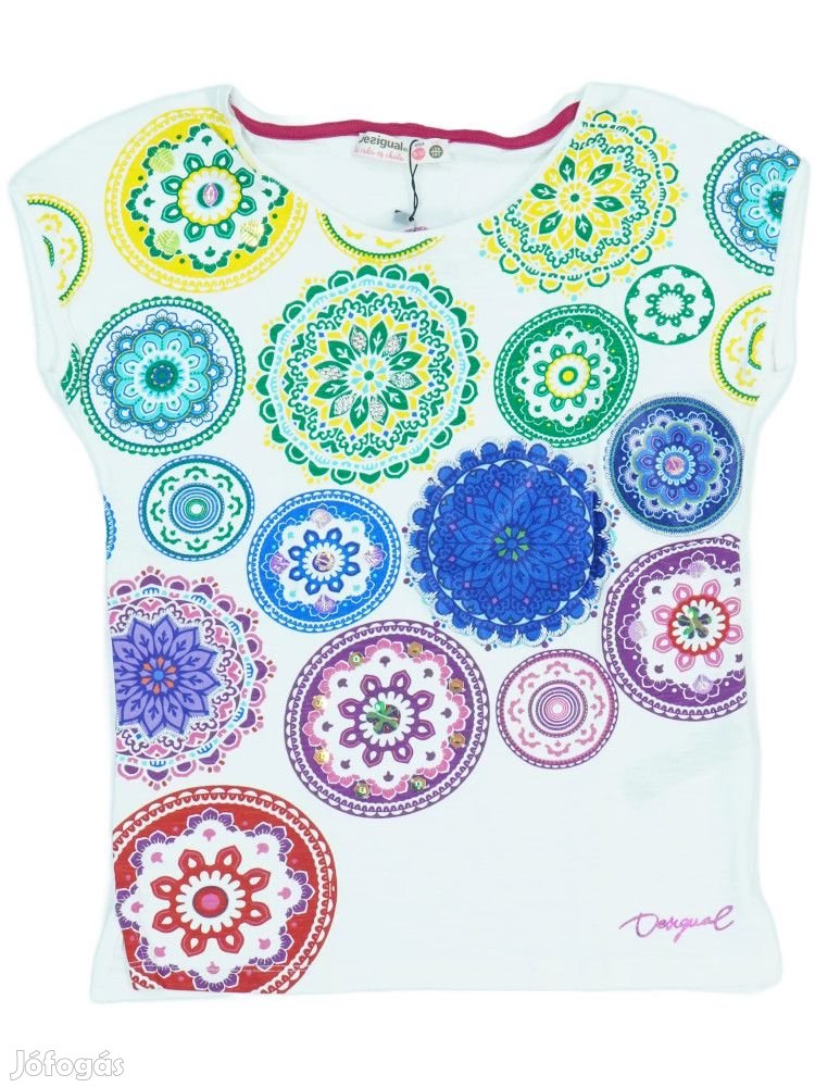 Desigual Új (címkés) Lány Póló (Méret: 140)