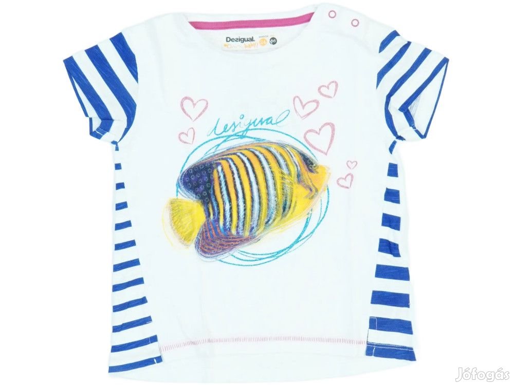 Desigual Új (címkés) Lány Póló (Méret: 92)