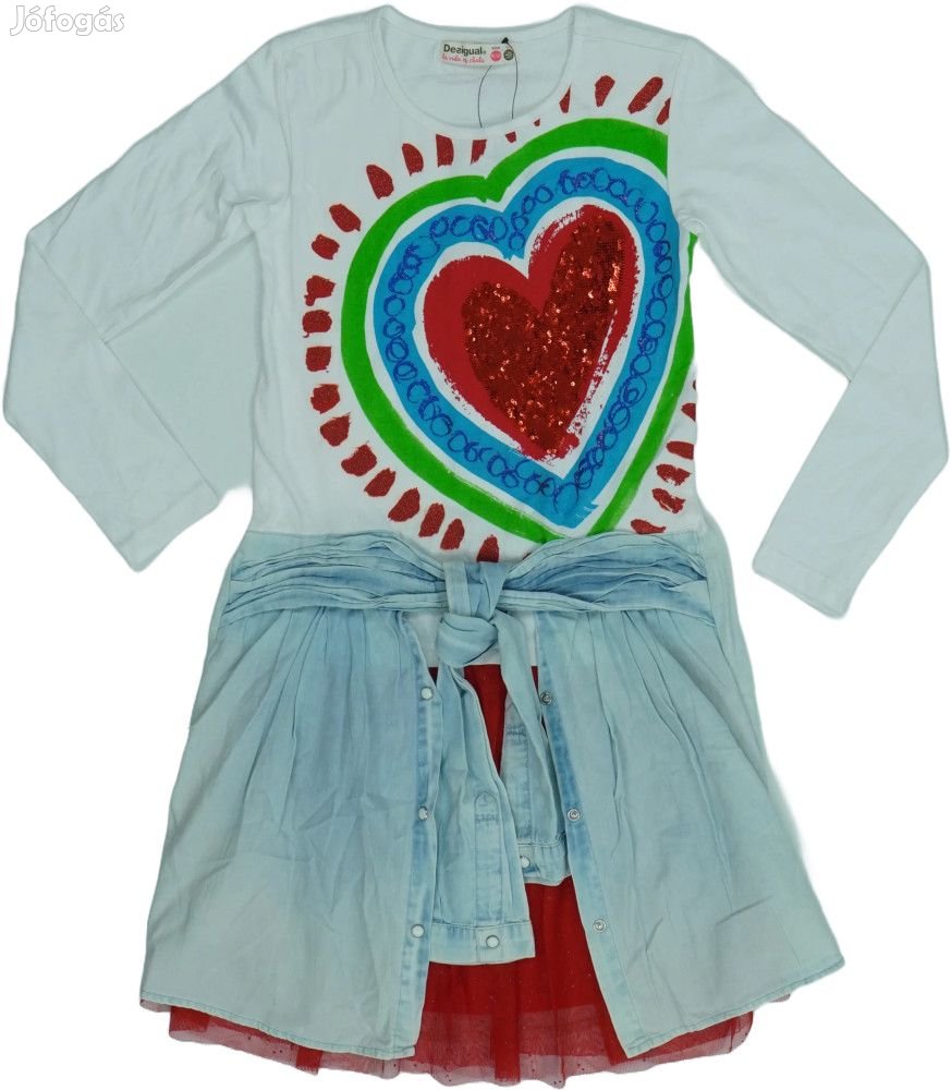 Desigual Új (címkés) Lány Ruha (Méret: 104)