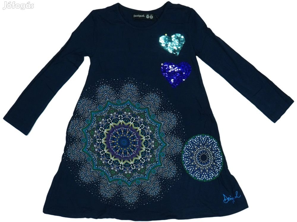 Desigual Új (címkés) Lány Ruha (Méret: 104)
